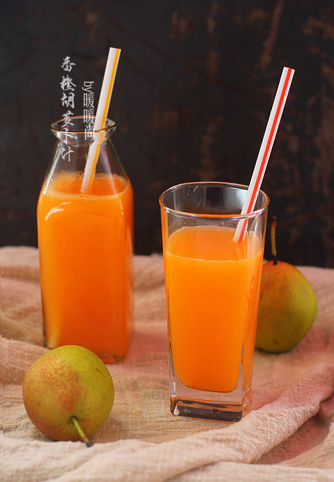 香橙胡萝卜汁的做法