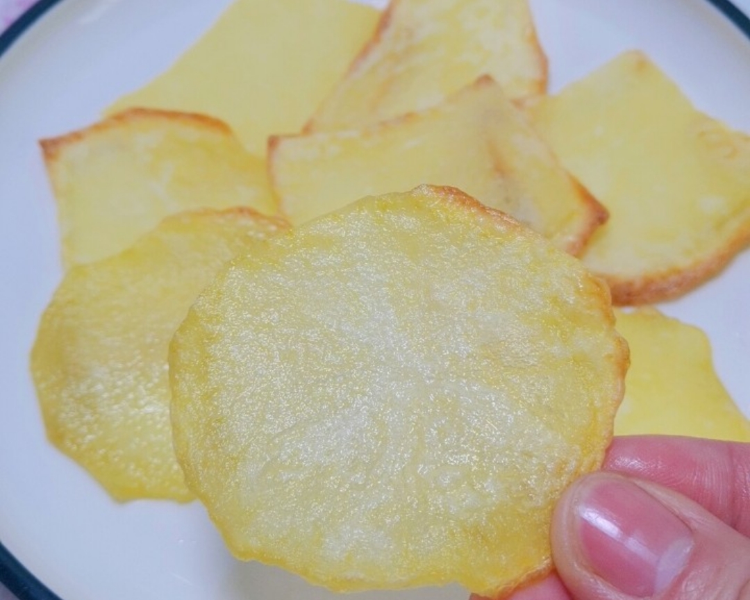 宝宝辅食:烤箱版薯片的做法