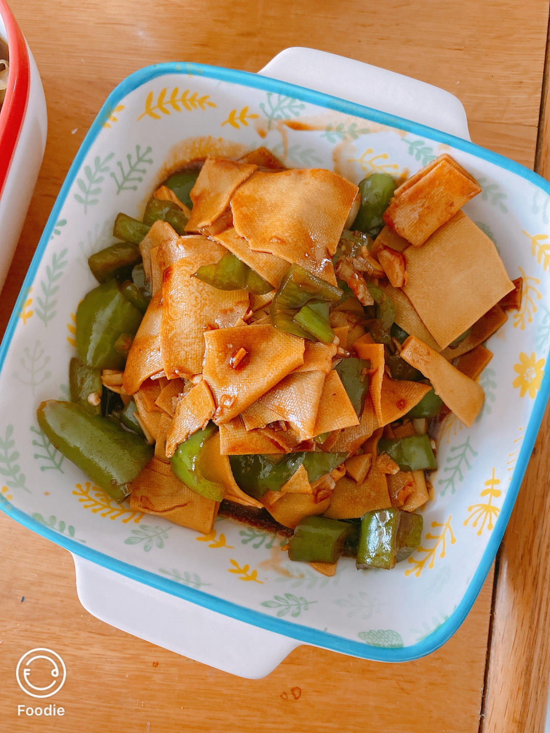 不用厨艺的尖椒干豆腐