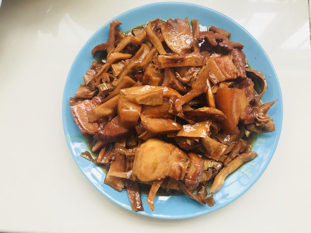 干笋烧肉的做法