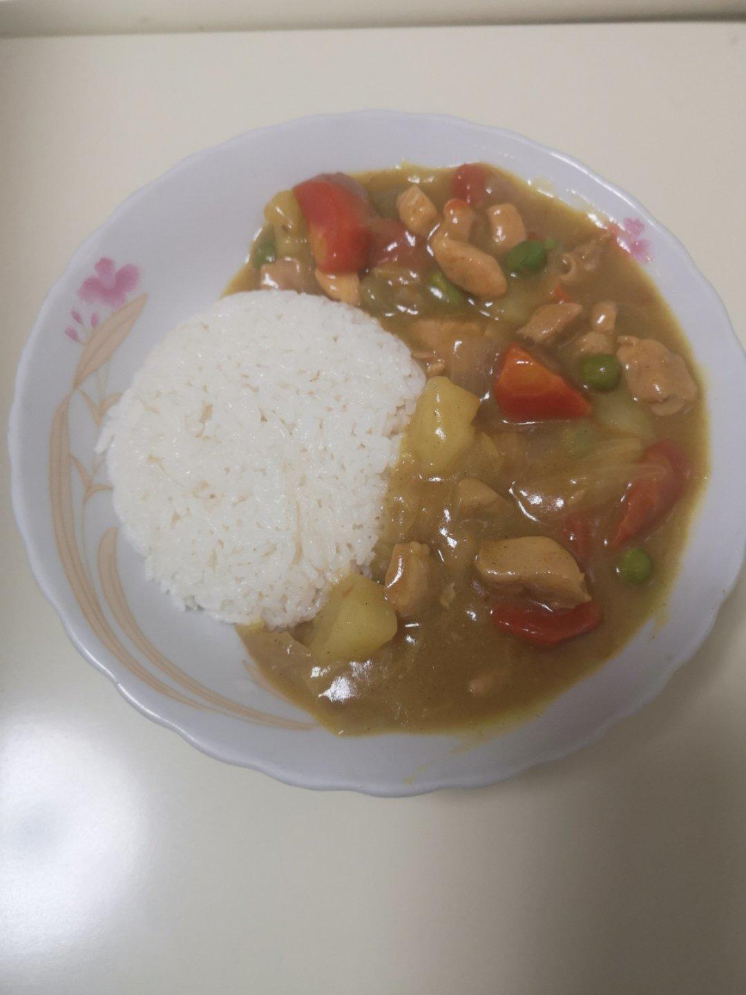 咖喱鸡肉饭