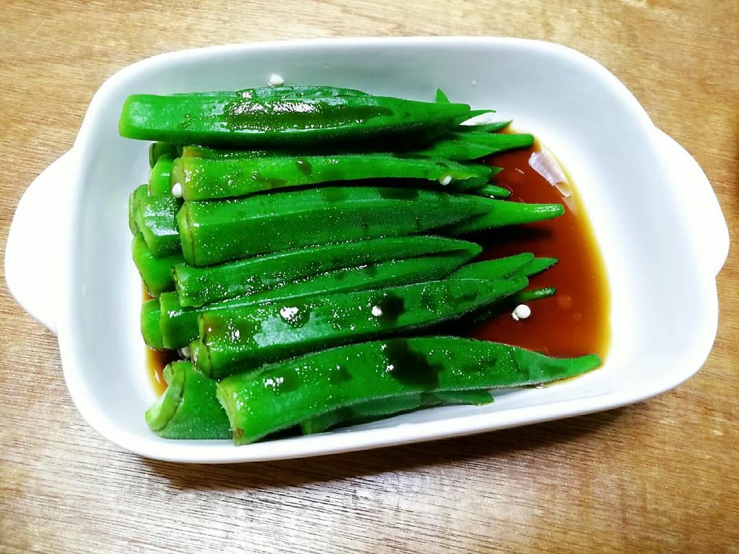 【白灼秋葵】清爽简单