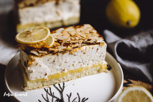 食谱 | SHOKUGEKI之塔克米的柠檬雪藏蛋糕的做法 步骤12