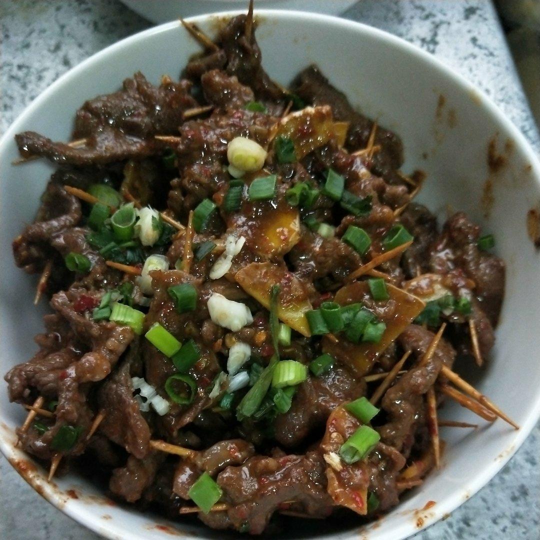 牙签牛肉 道地湖南味
