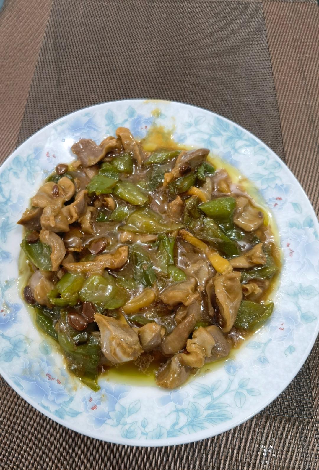 青椒爆炒鸡胗