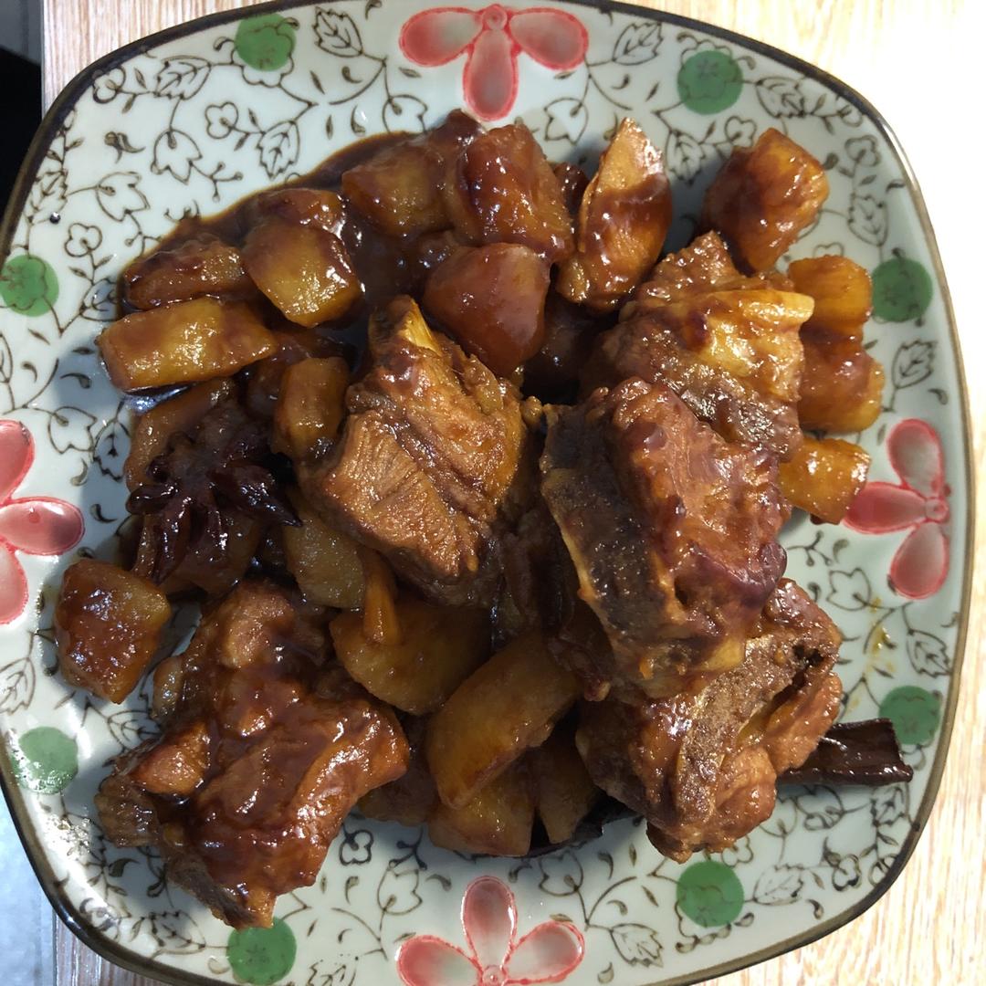 🔥巨好吃的红烧排骨炖土豆❗️懒人版轻松做拿手菜