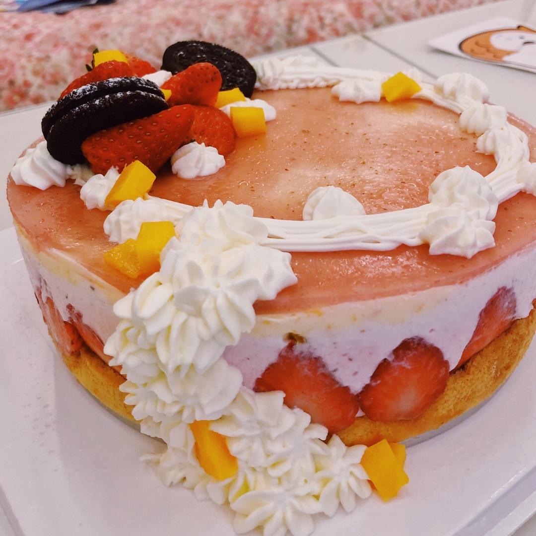 芒果慕斯蛋糕🍰（8寸）