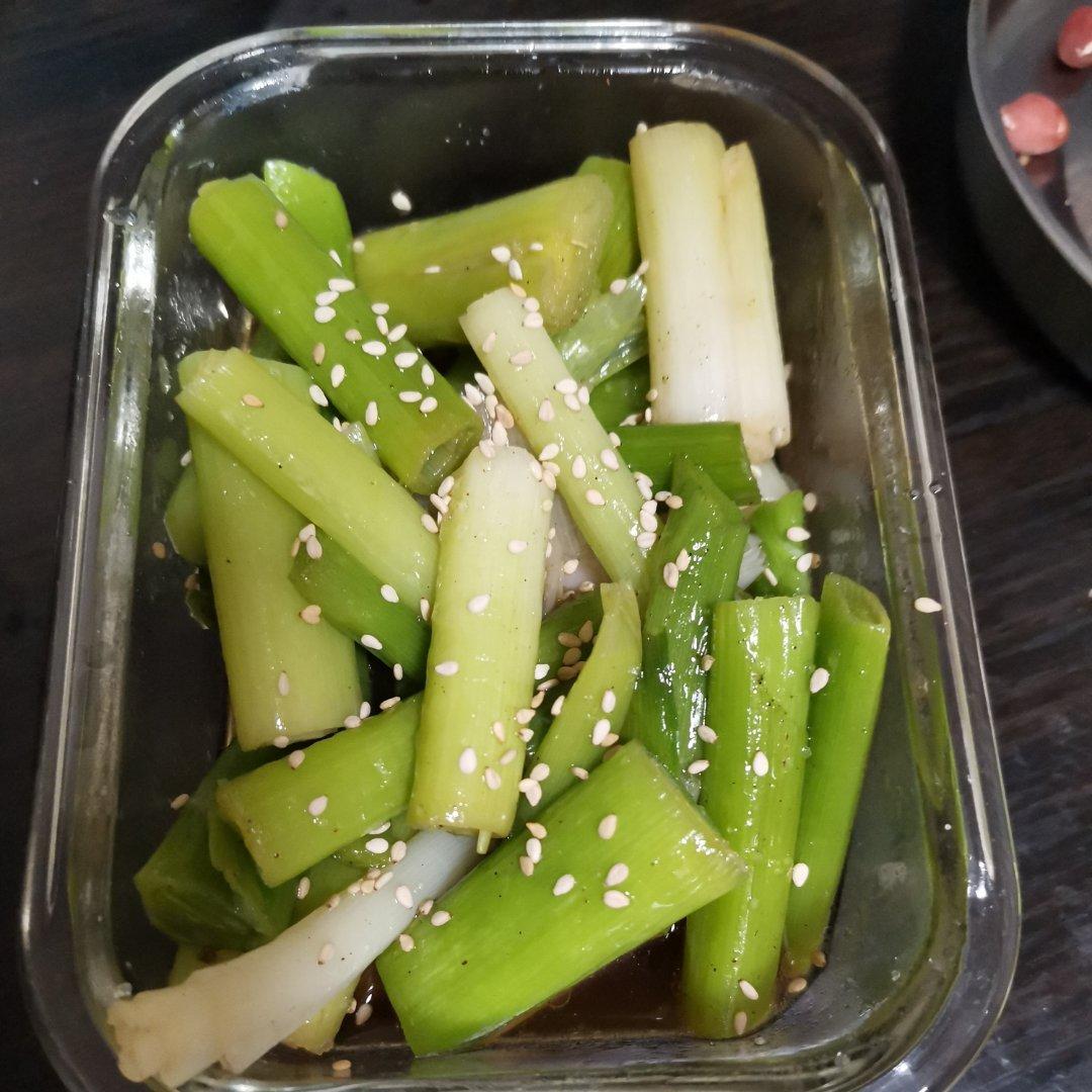 凉拌青蒜苗头——简单酸爽脆口