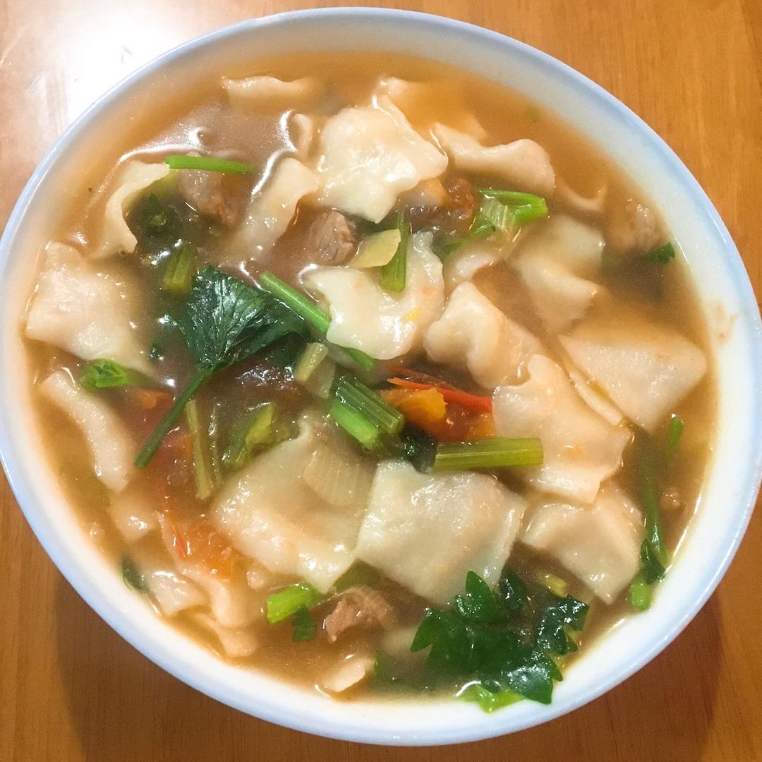 新疆汤饭（揪片子）附揪面片图解