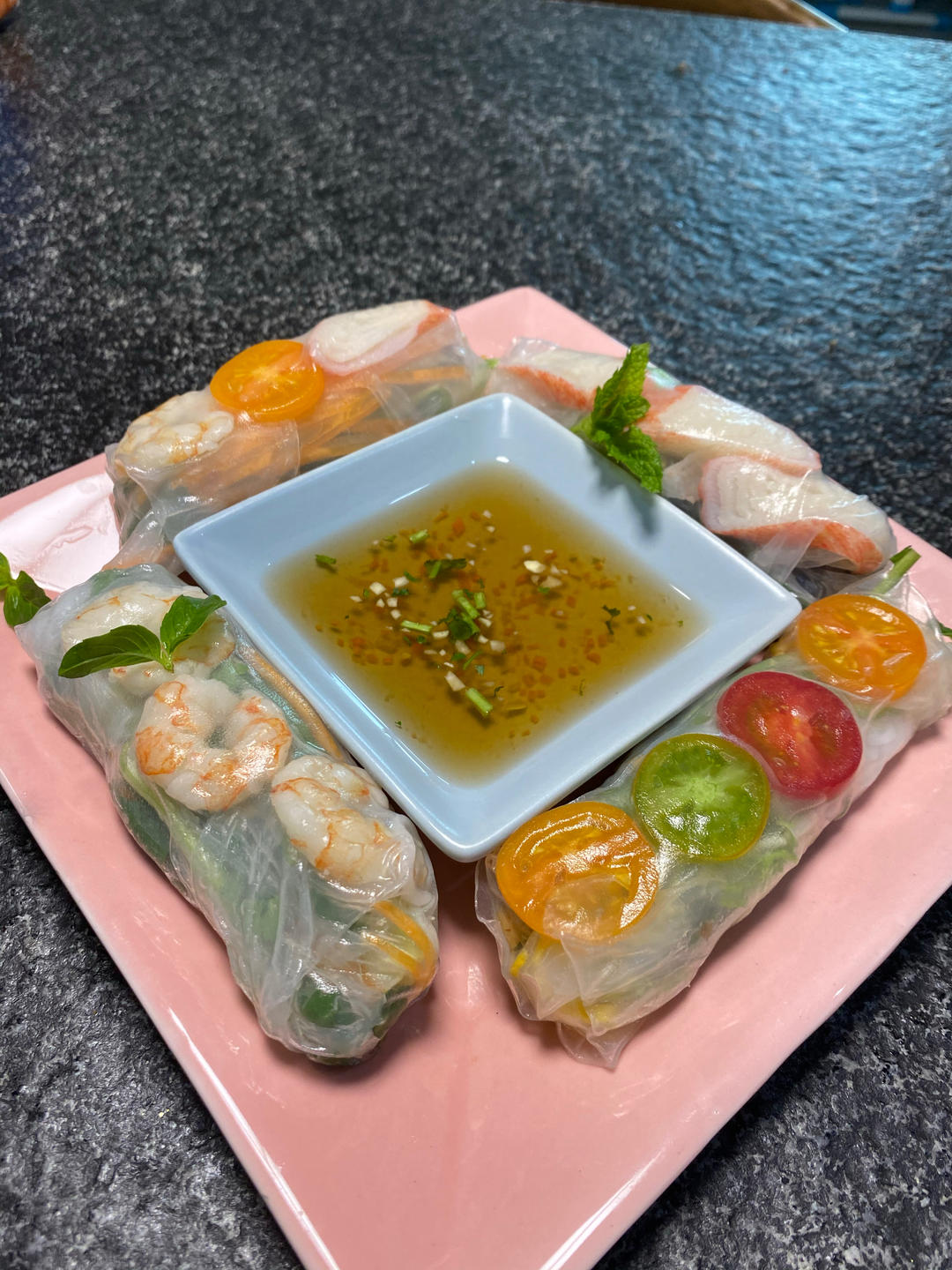 (好吃到停不下來的)正宗越南春卷 Spring Roll