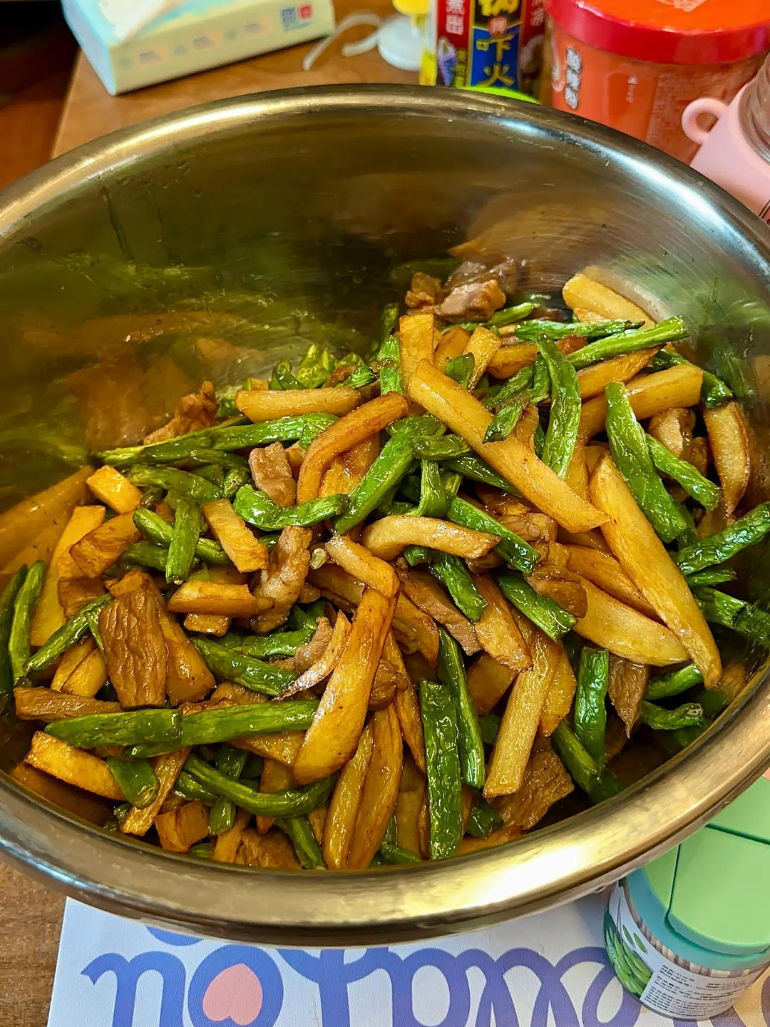 豇豆豆角炒肉肉