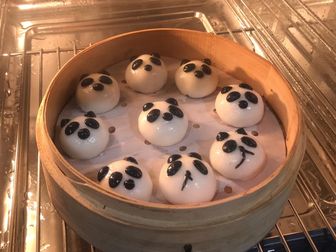 熊猫黑芝麻汤圆