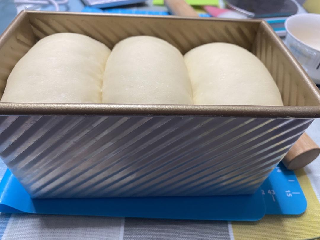 用烤箱自己做面包--手工牛奶吐司面包