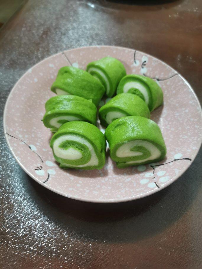 小清新波点馒头