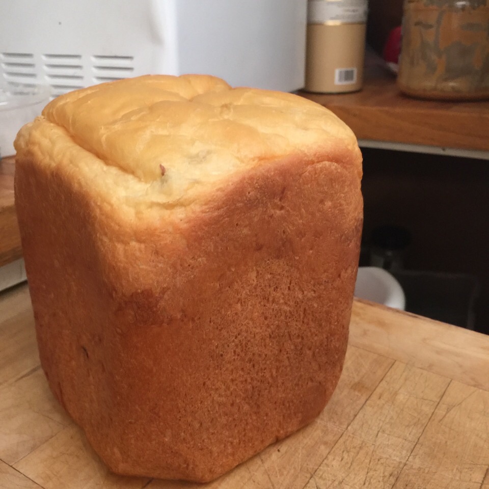超级好吃的原味面包（面包机版）
