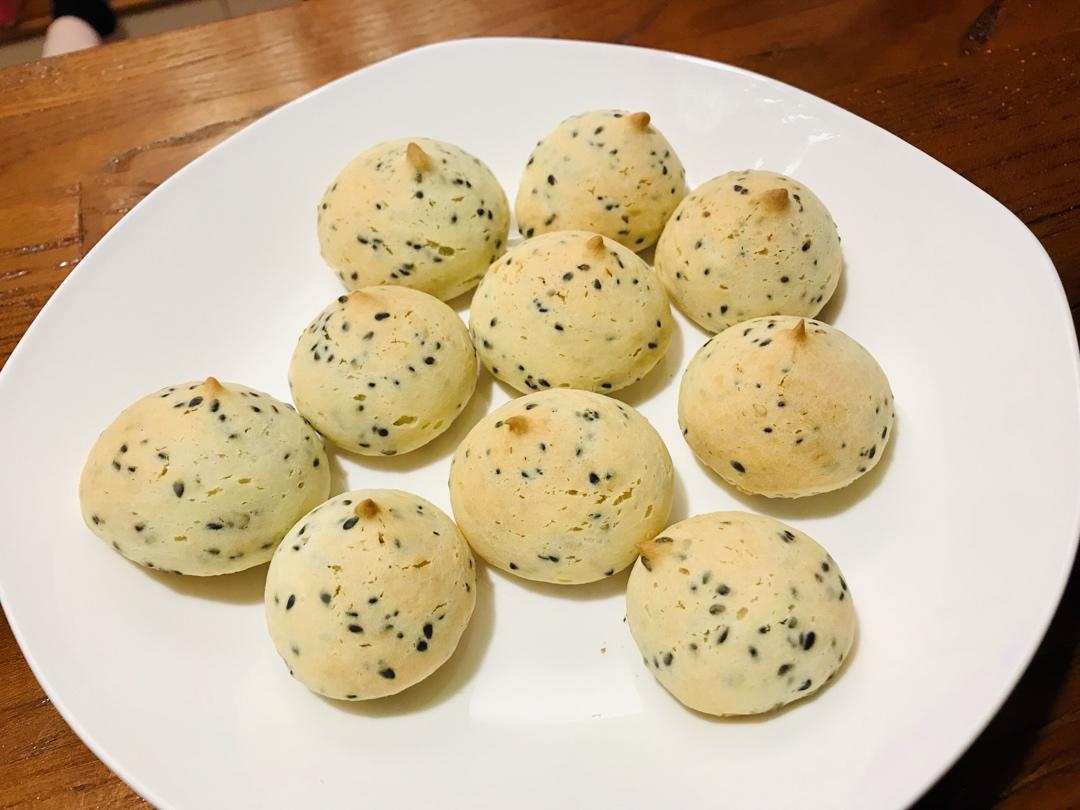 黑芝麻麻薯包(无添加版)