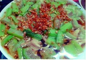 粉丝蒸丝瓜