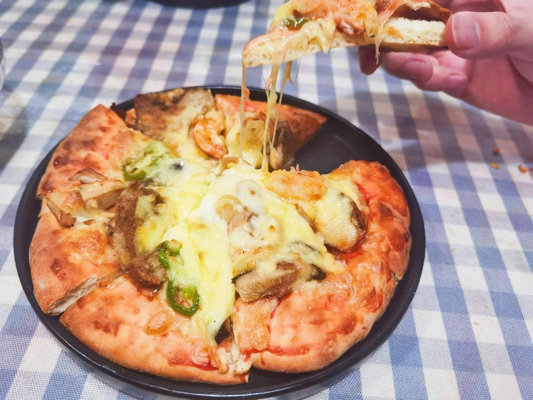 8寸披萨饼皮做法（🉑️厚🉑️薄，🉑️脆🉑️软）4张