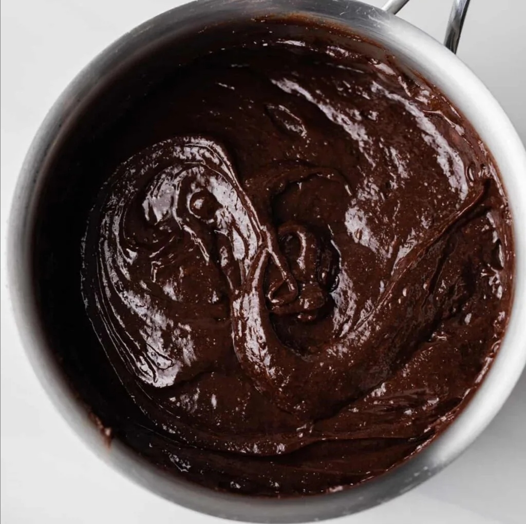 三层口感的巧克力慕斯蛋糕（Chocolate Brownie Mousse Cake）的做法 步骤2