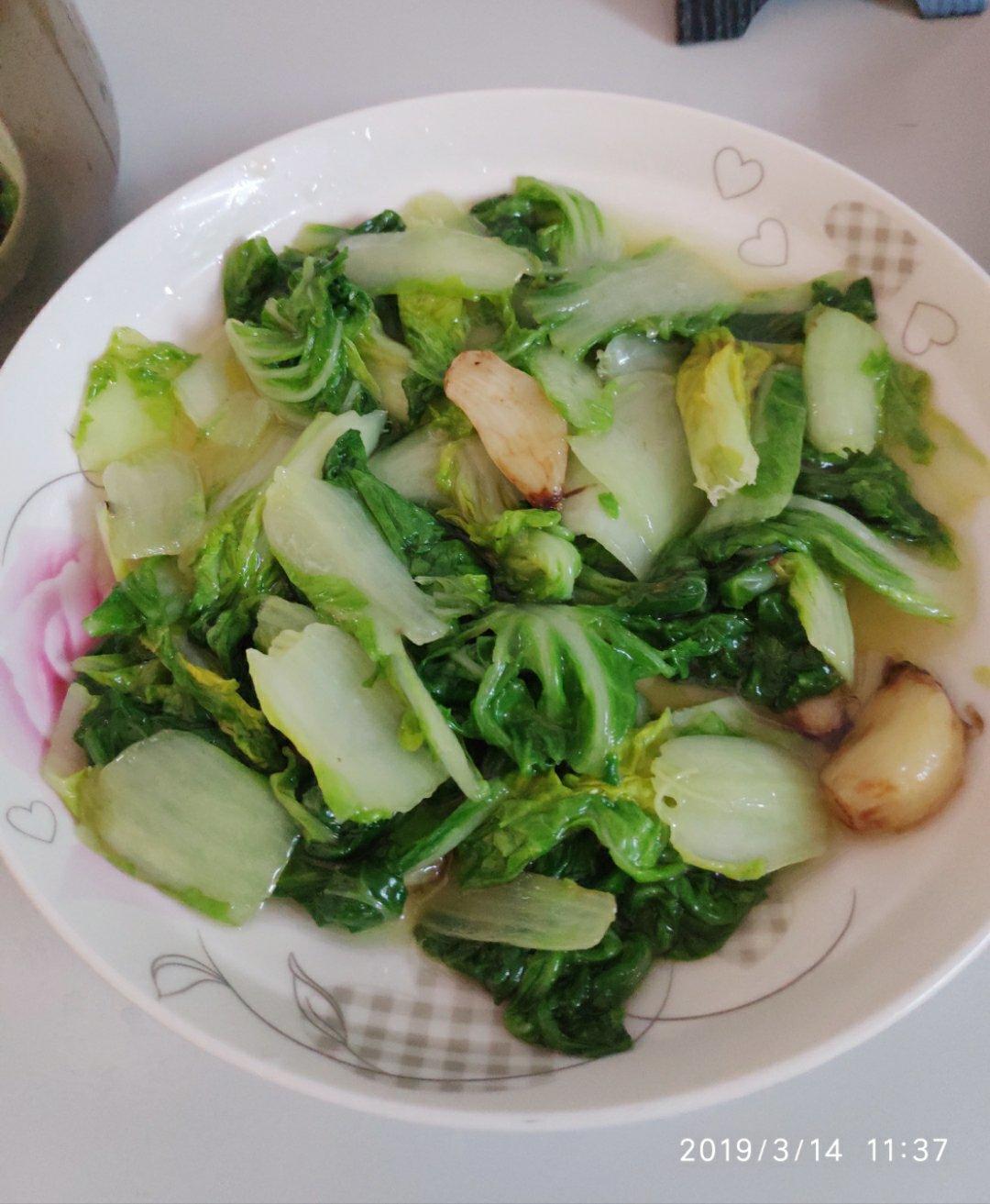 炒毛白菜