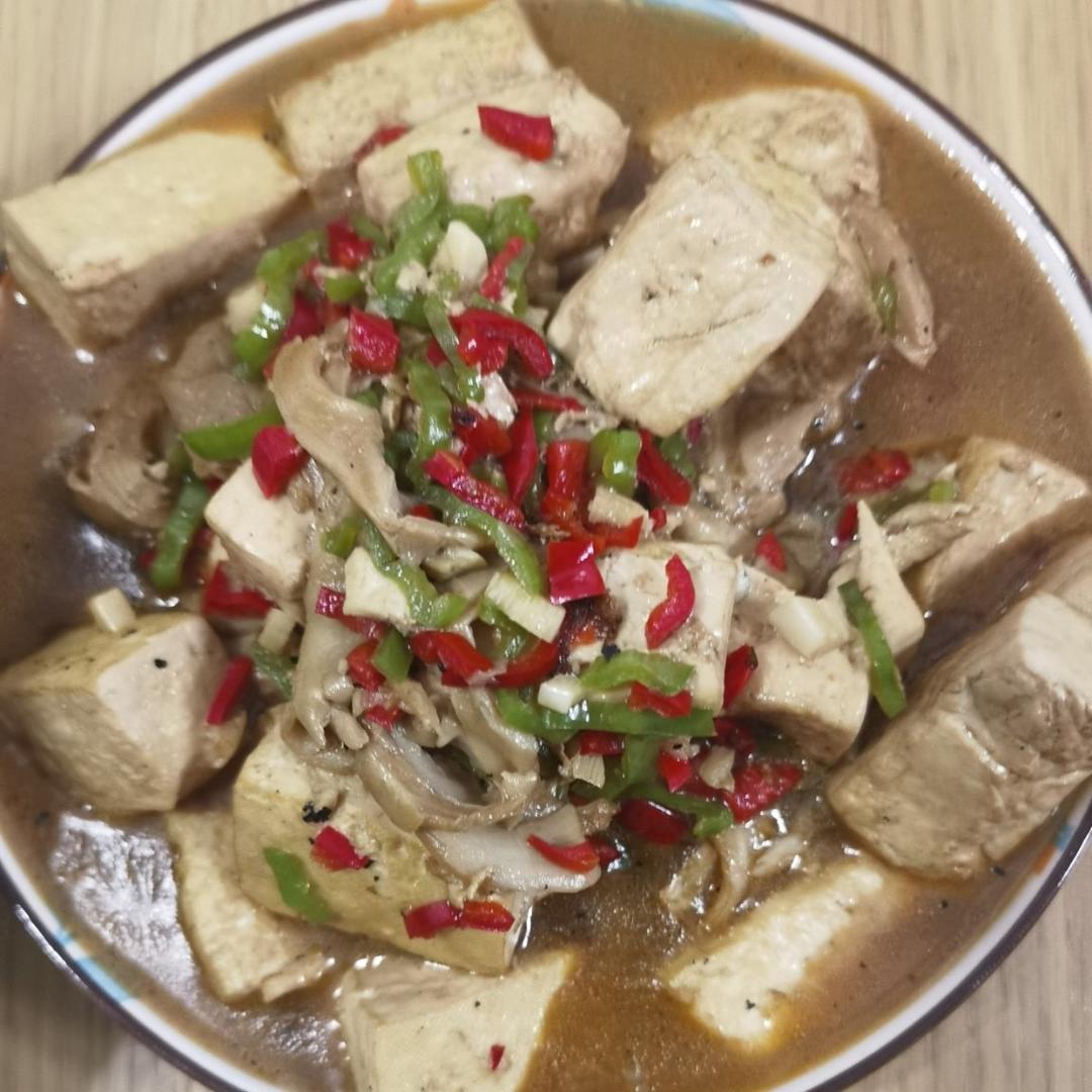 卤烧豆腐，超简单，超下饭