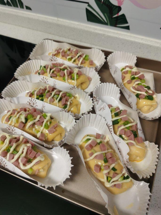 香葱火腿肉松面包