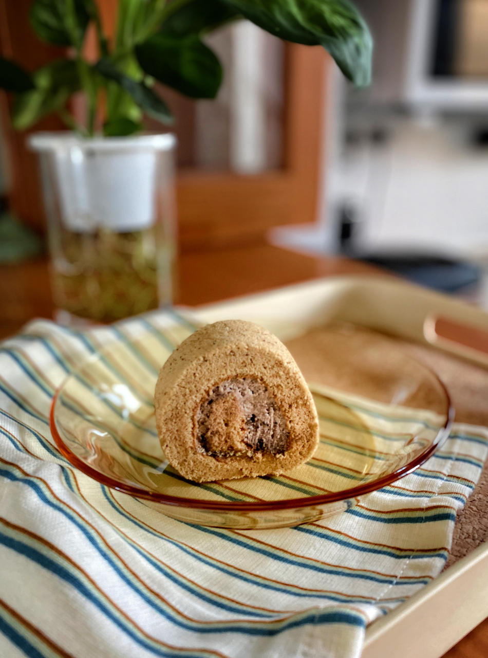 吃一次爱上 #伯爵红茶奥利奥蛋糕卷