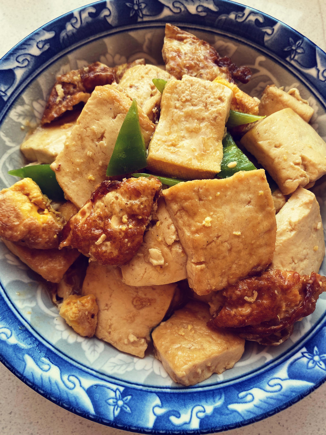 网红下饭菜～～鸡蛋烧豆腐