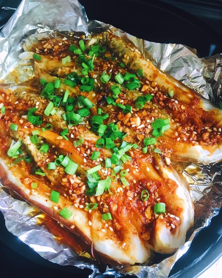 【微波炉烤茄子】