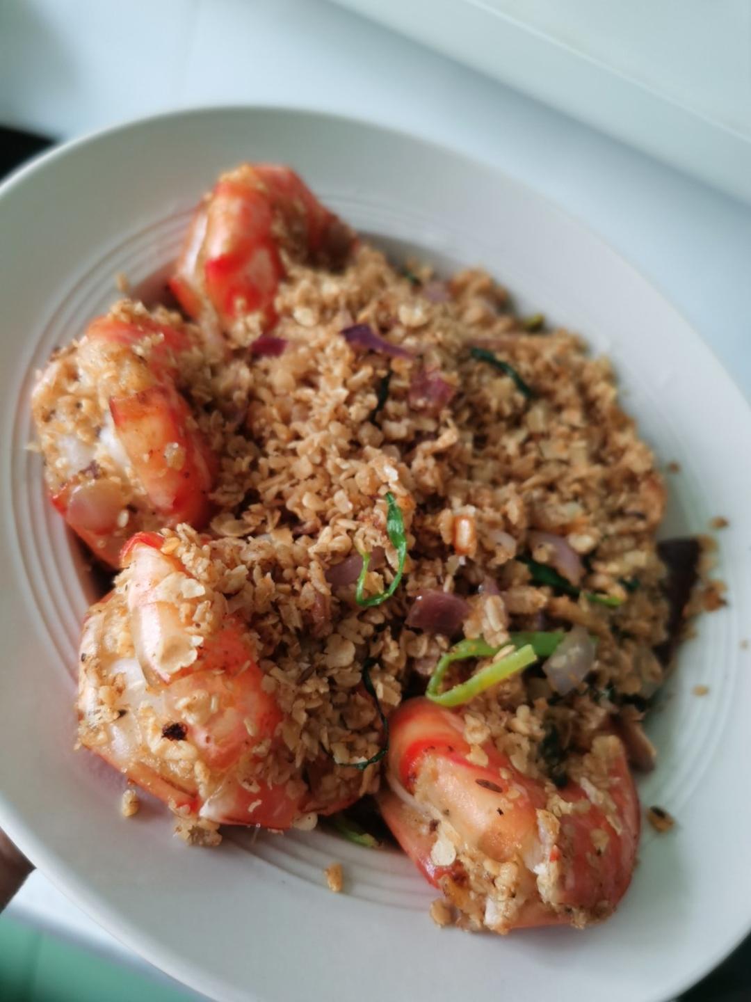 麦片虾