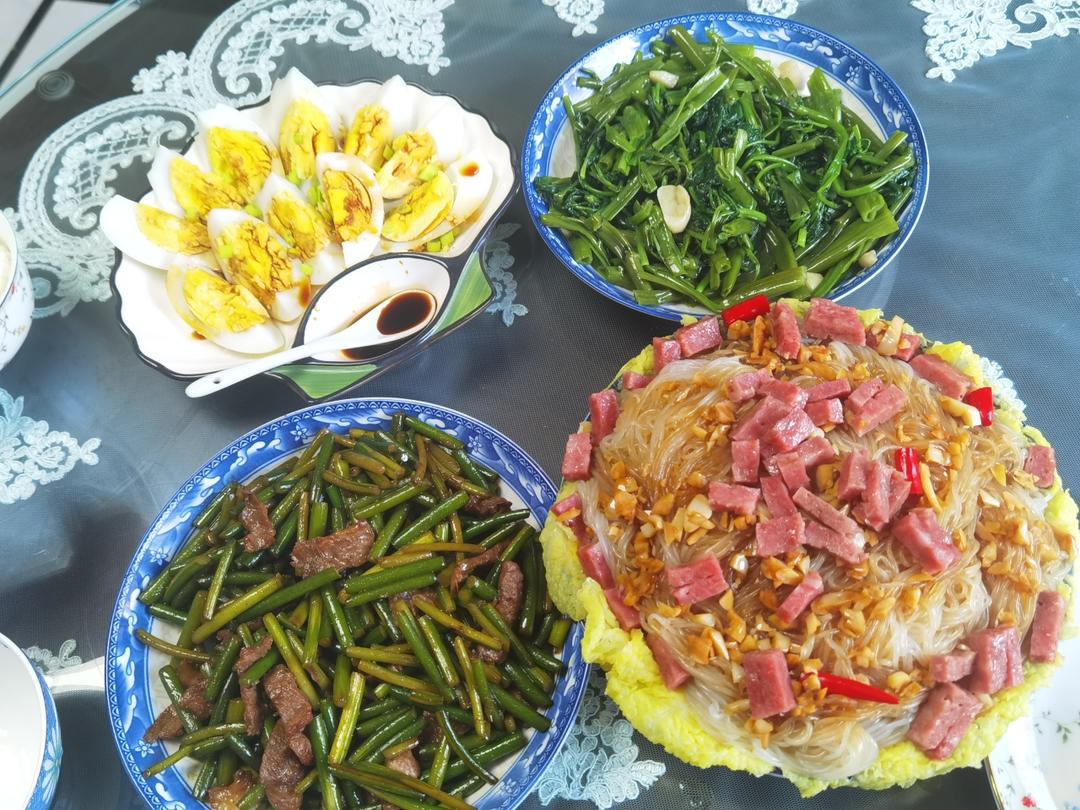 懒人下饭神器，蒜蓉蒸粉丝金针菇娃娃菜