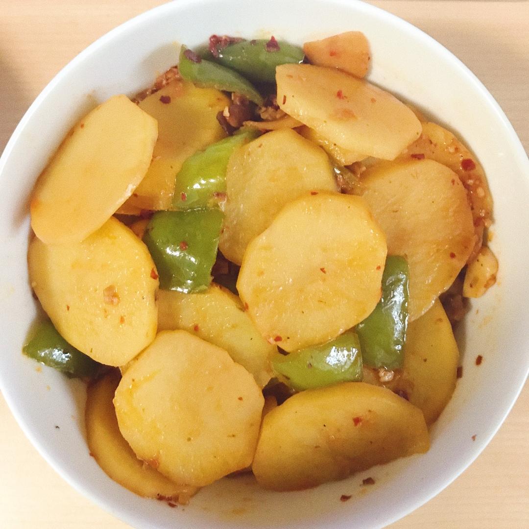 懒人版青椒土豆片