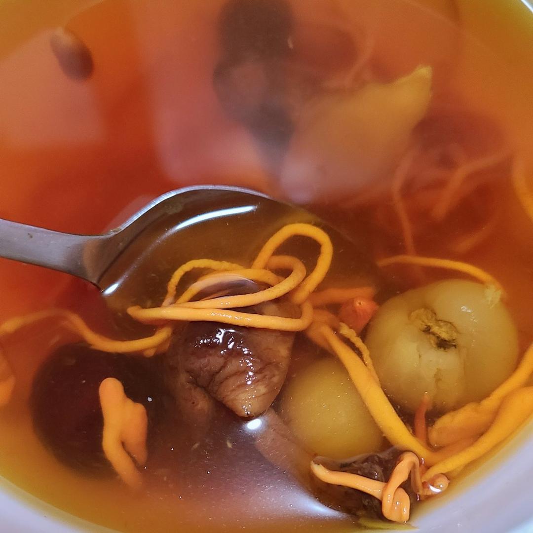 🍄营养鲜美 好喝到爆的虫草花菌菇炖鸡汤