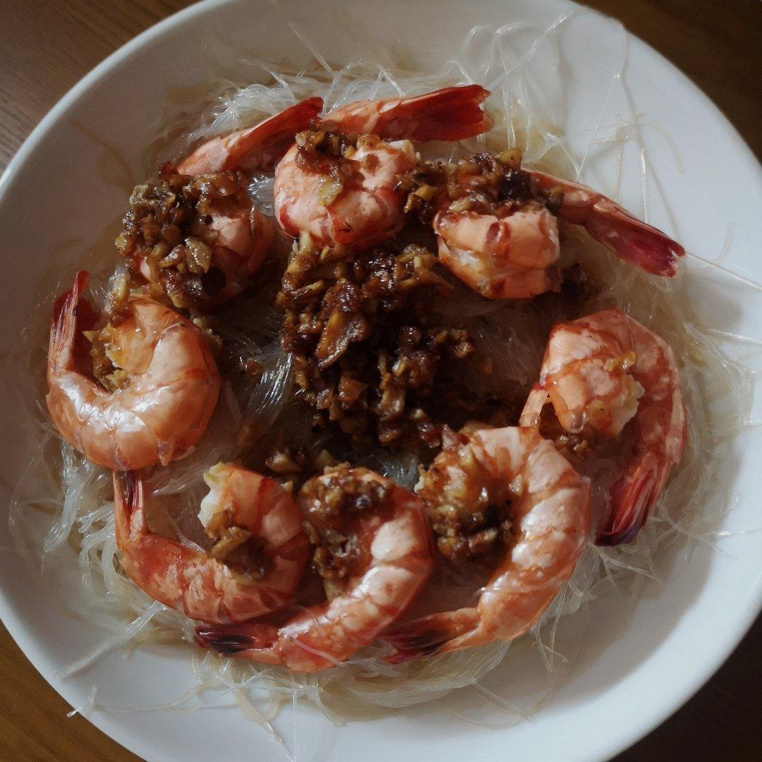 蒜蓉粉丝蒸虾