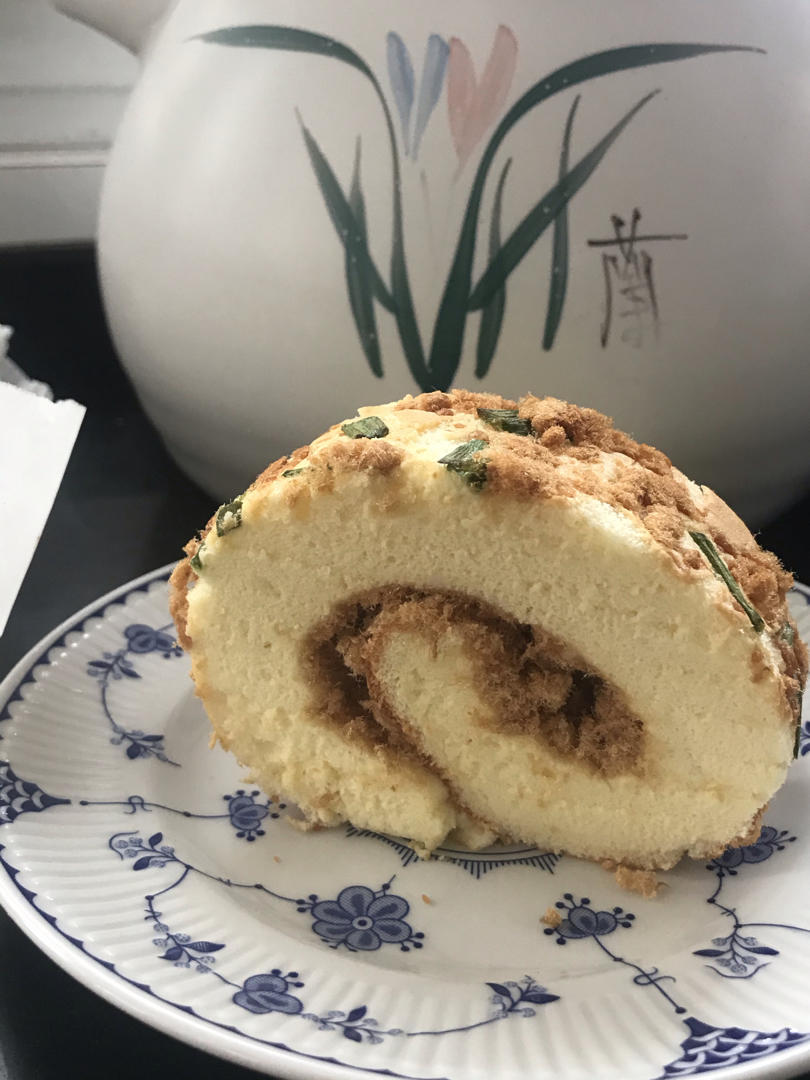 香葱肉松卷 蛋糕卷-无敌美味