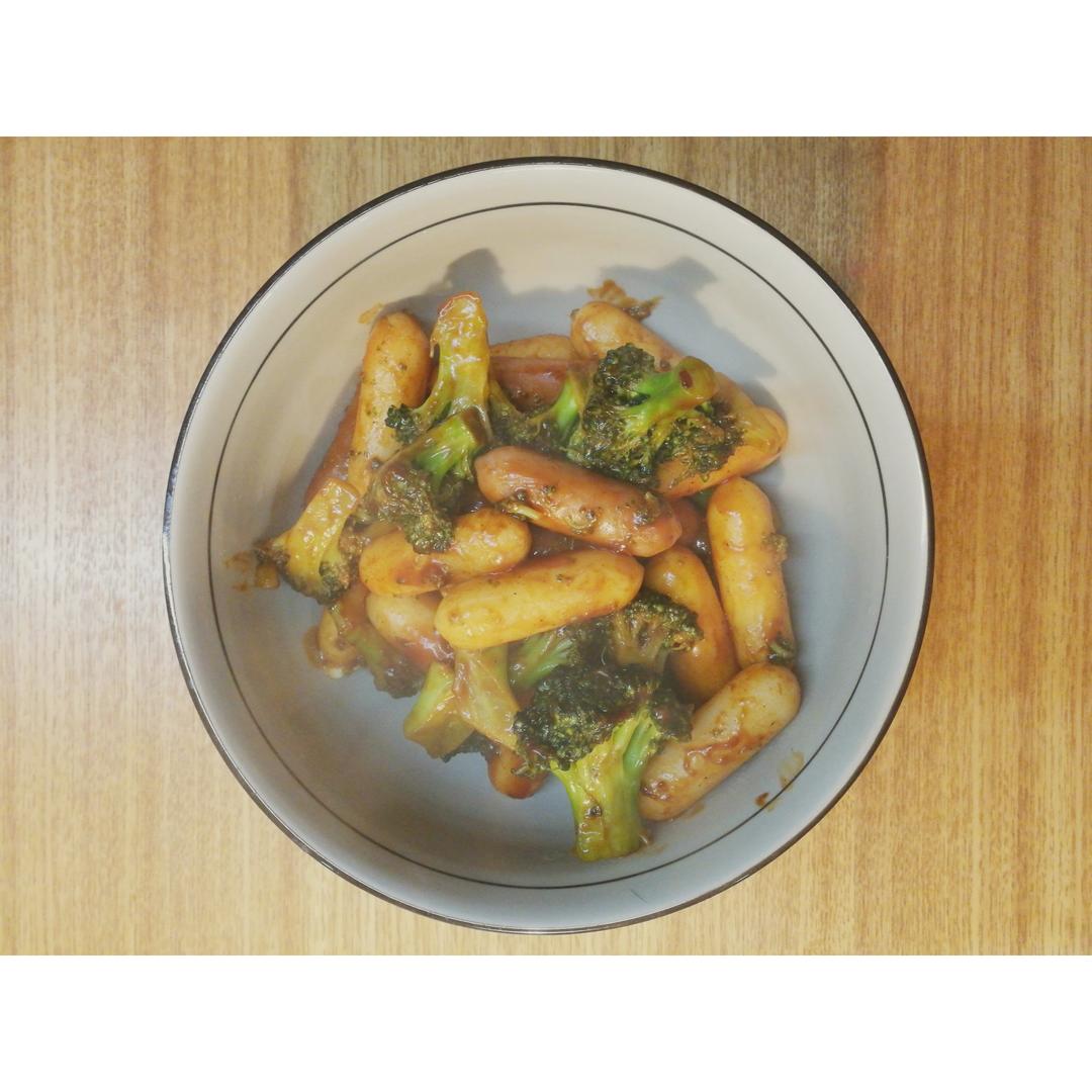 韩式辣炒年糕（or网红芝士套路之芝心年糕）