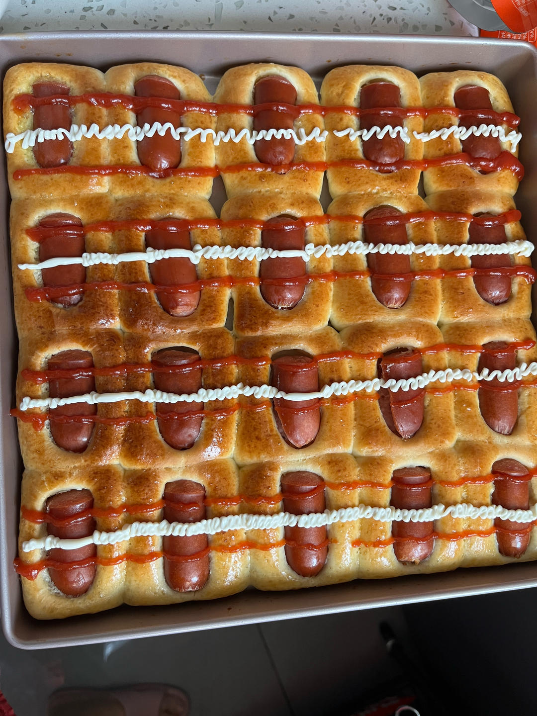 香肠面包新造型，好看又好吃，做法还简单！