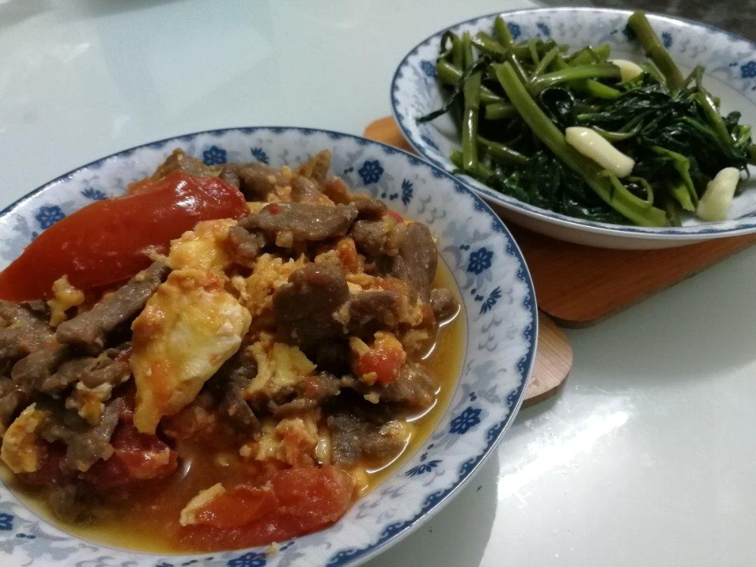 【番茄滑蛋牛肉】番茄炒蛋加了它，嫩滑鲜美大升级！