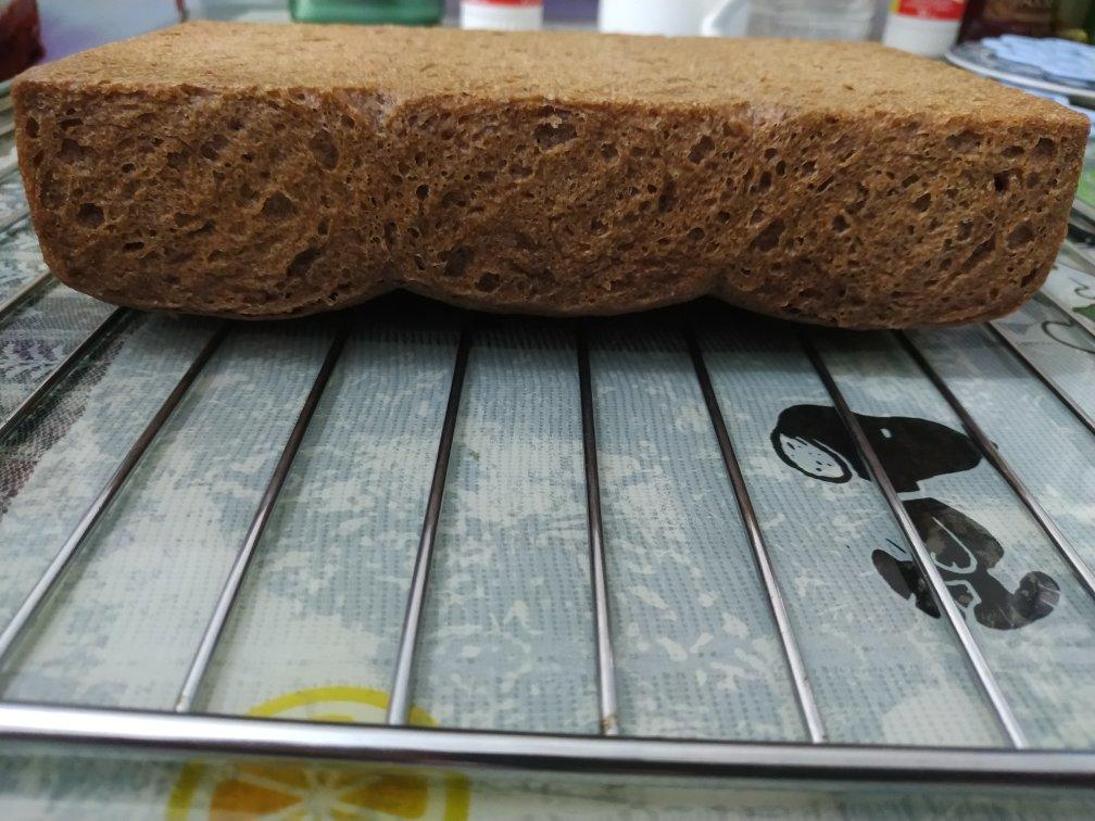 100%纯全麦吐司 中种法