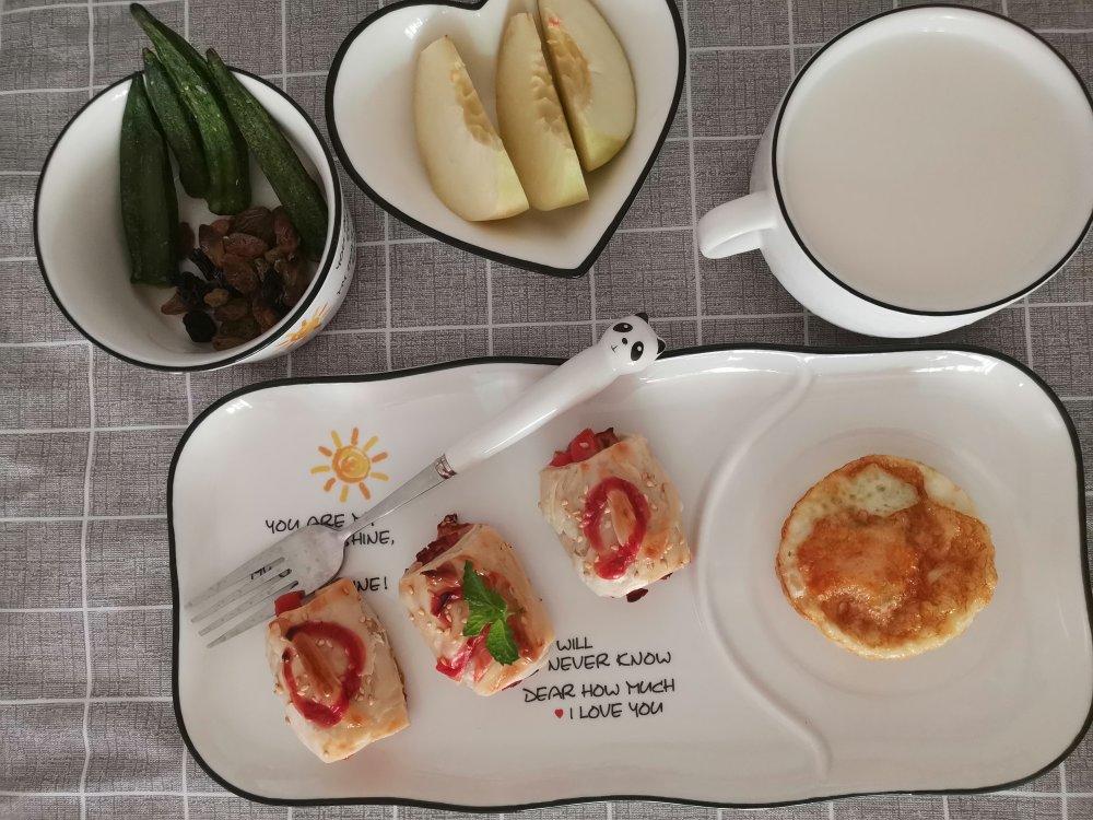 超级简单懒人版培根卷