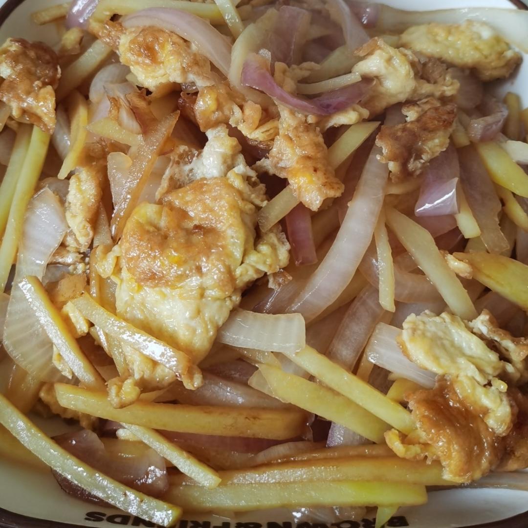 洋葱炒土豆丝（条）素炒