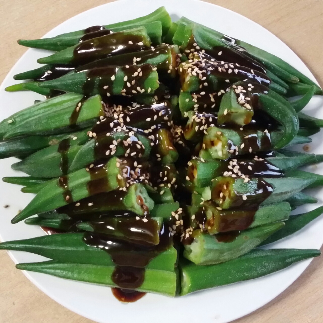 凉拌秋葵