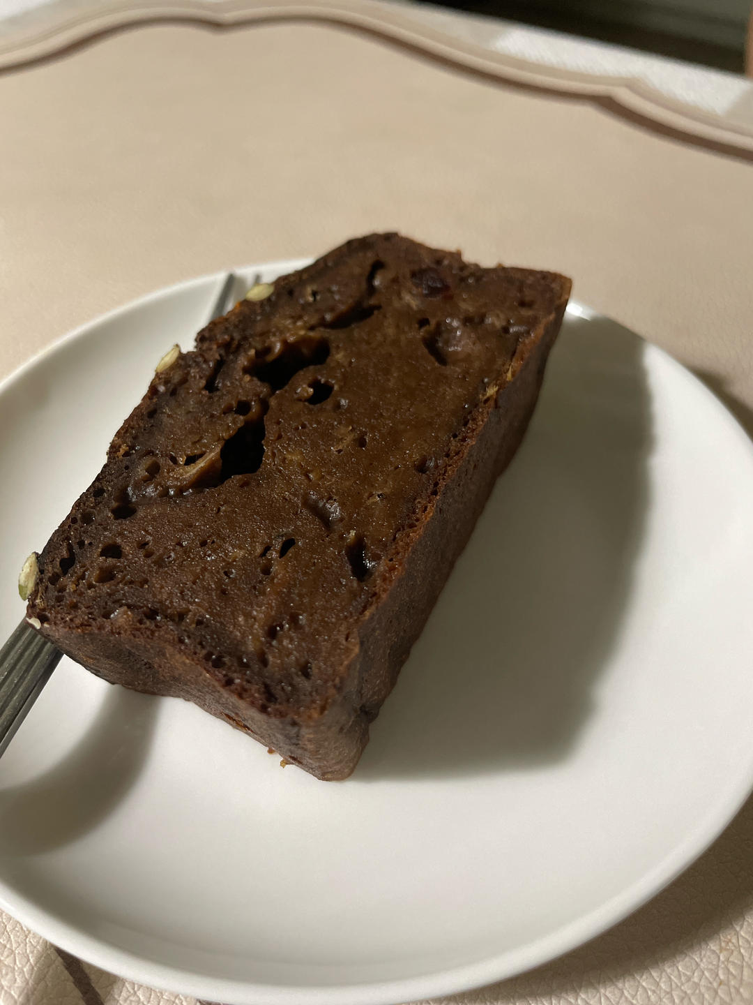 消耗香蕉的绝妙坚果咖啡摩卡磅蛋糕（低糖低油）