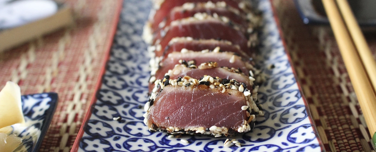 轻熟料理：芝麻金枪鱼排 Tuna Tataki