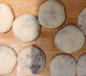 无油版紫薯饼的做法 步骤5