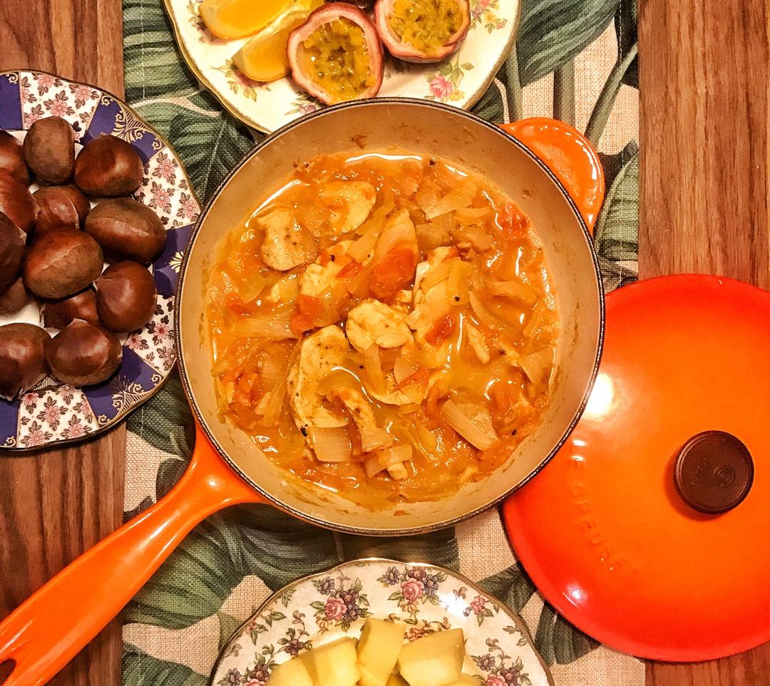 番茄炖鸡胸丨健康·三餐