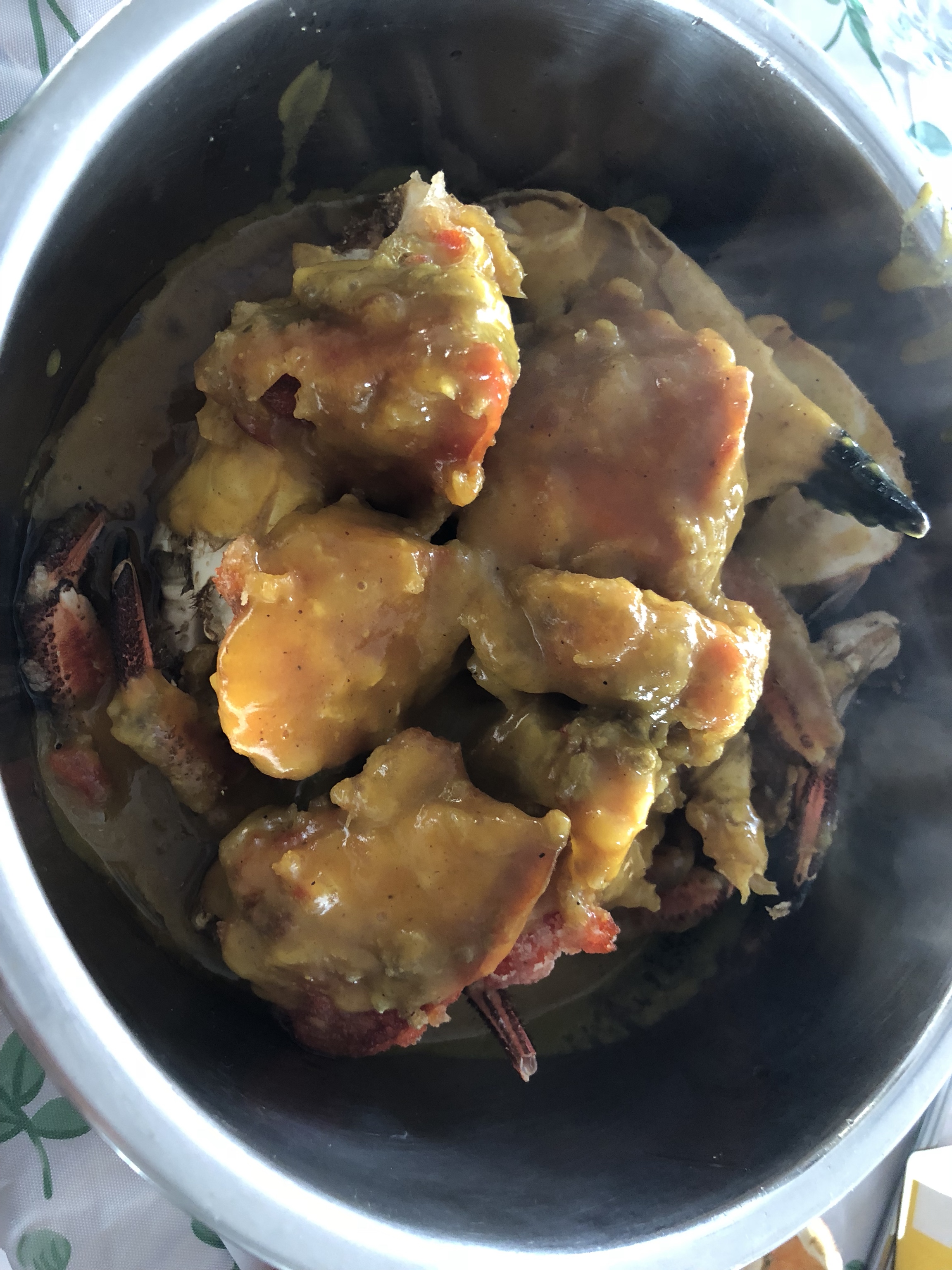 咖喱螃蟹🦀️（超简单）的做法