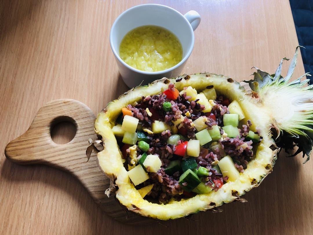 培根菠萝饭
