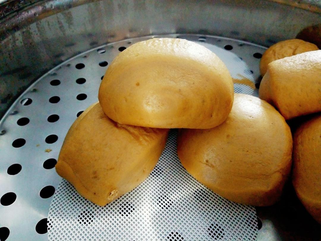 有着面包口感的红糖馒头（一次发酵）