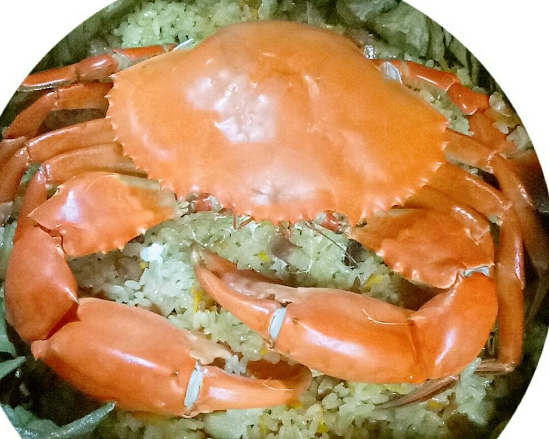 蟳糯米饭的做法